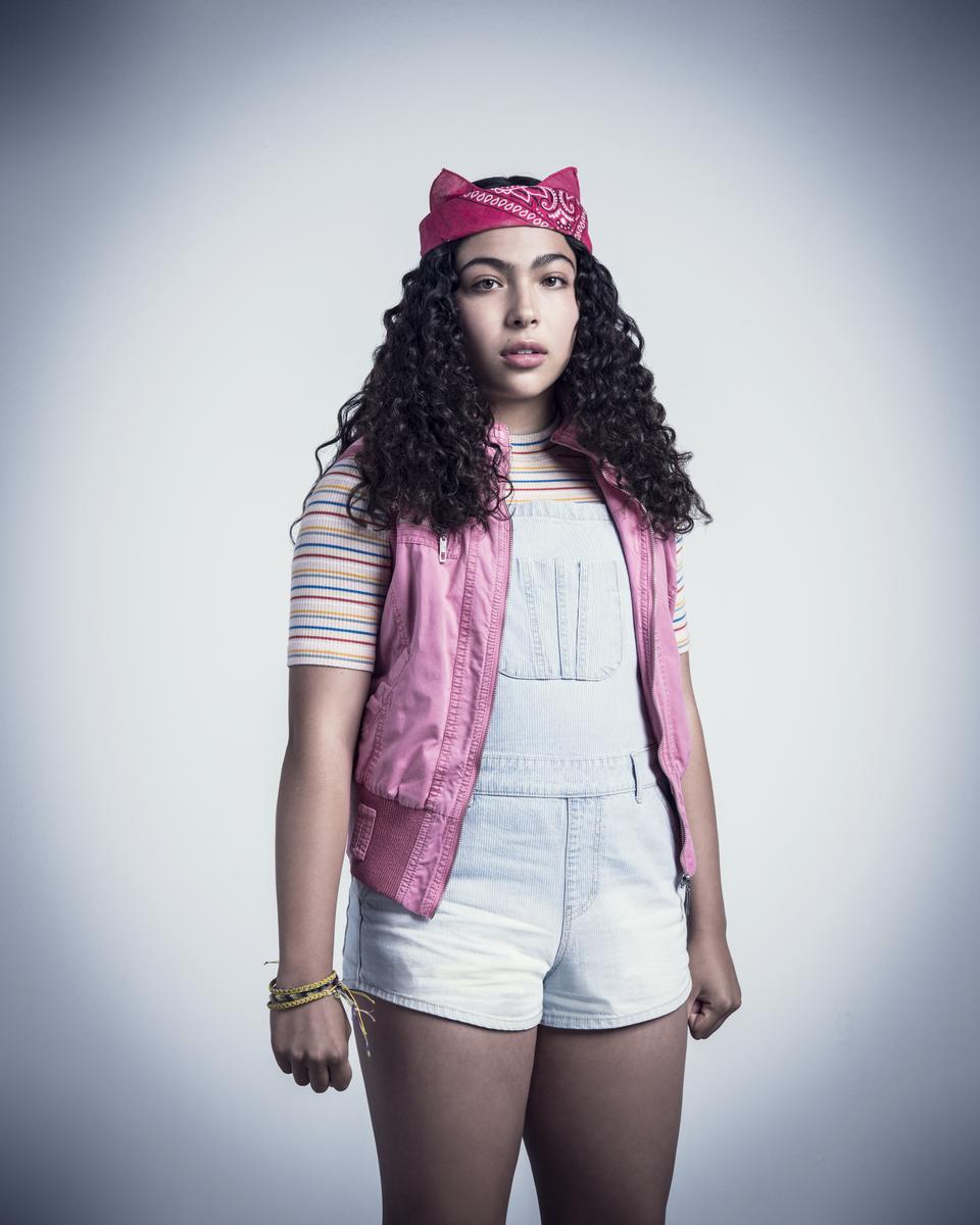 RUNAWAYS - Molly Hernandez (Allegra Acosta), shown. (Photo by: Jason Bell/Hulu)