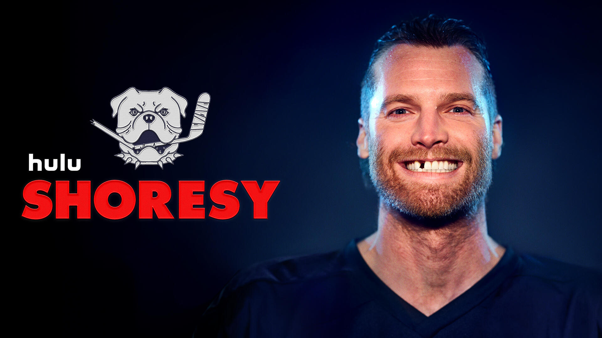 Shoresy -- Season 1 -- Foul-mouthed, chirp-serving, mother-loving, fan favorite character, SHORESY (Jared Keeso) joins the Sudbury Bulldogs of the Northern Ontario Senior Hockey Organization (aka The NOSHO) on a quest to never lose again. Shoresy (Jared Keeso), shown. (Courtesy of Hulu)